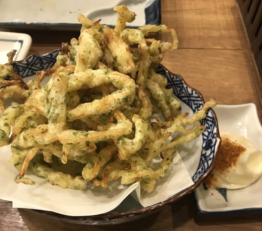 磯丸水産サキイカの天ぷら